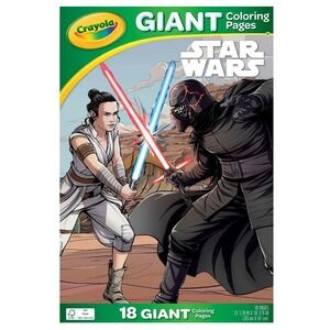 Star Wars Giant Crayola Coloring Pages 18 Giant Coloring Pages New Sealed‎